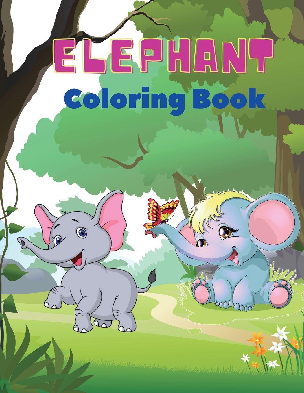 Vorderes Coverbild Elephant Coloring Book
