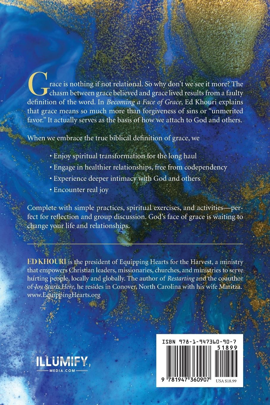 Rückseitencover Becoming a Face of Grace