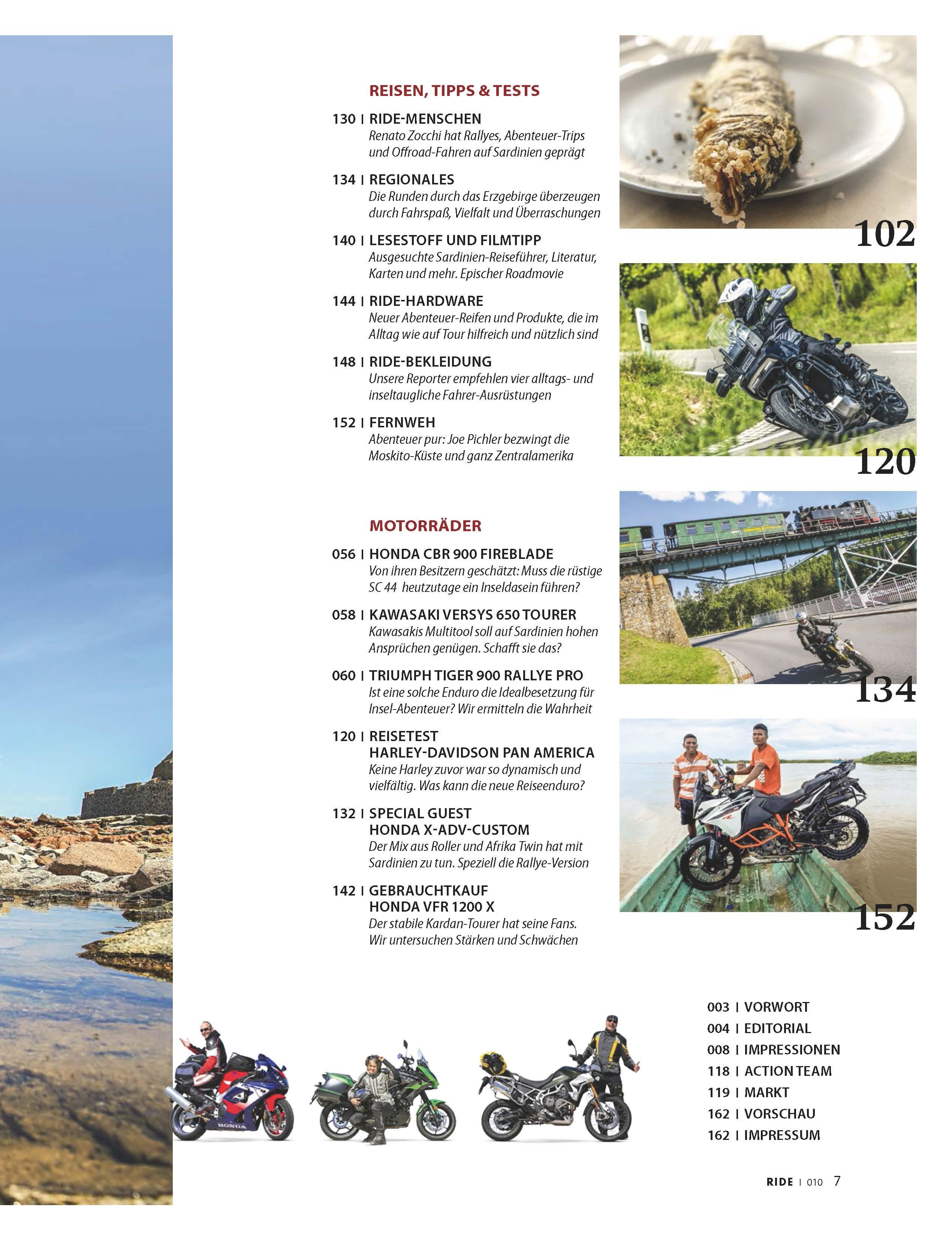 Beispielinhalt (Bild) RIDE - Motorrad unterwegs, No. 10