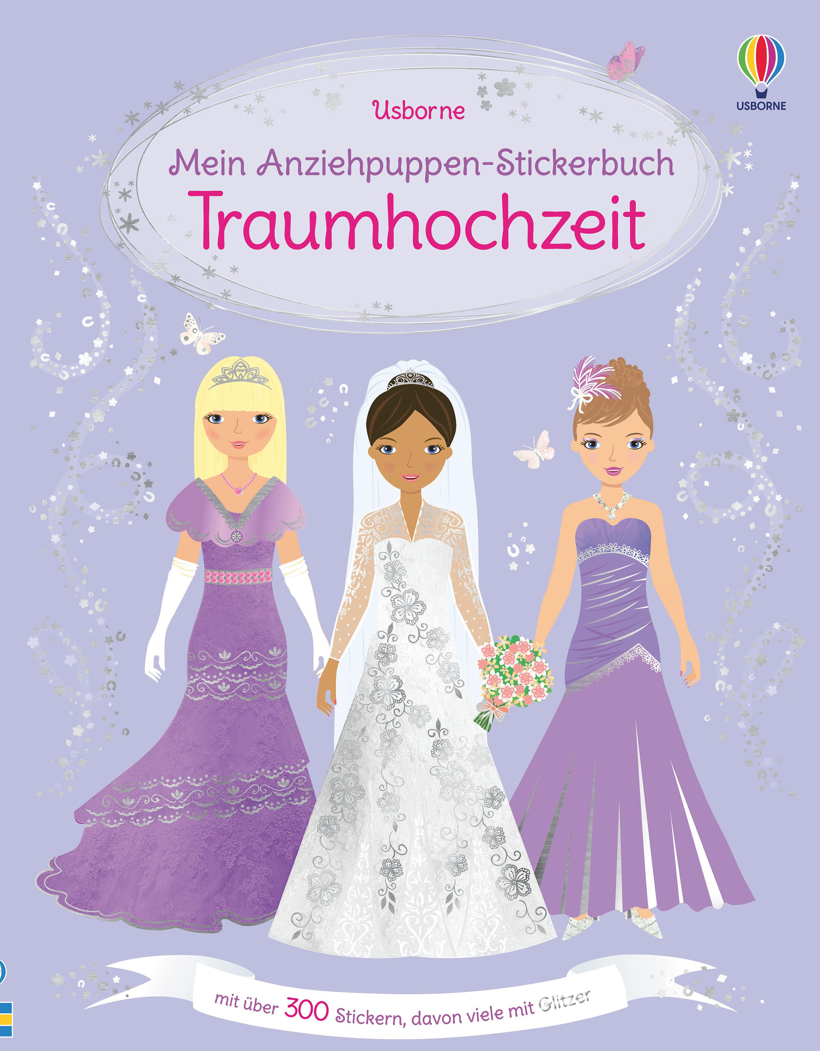 Vorderes Coverbild Mein Anziehpuppen-Stickerbuch: Traumhochzeit