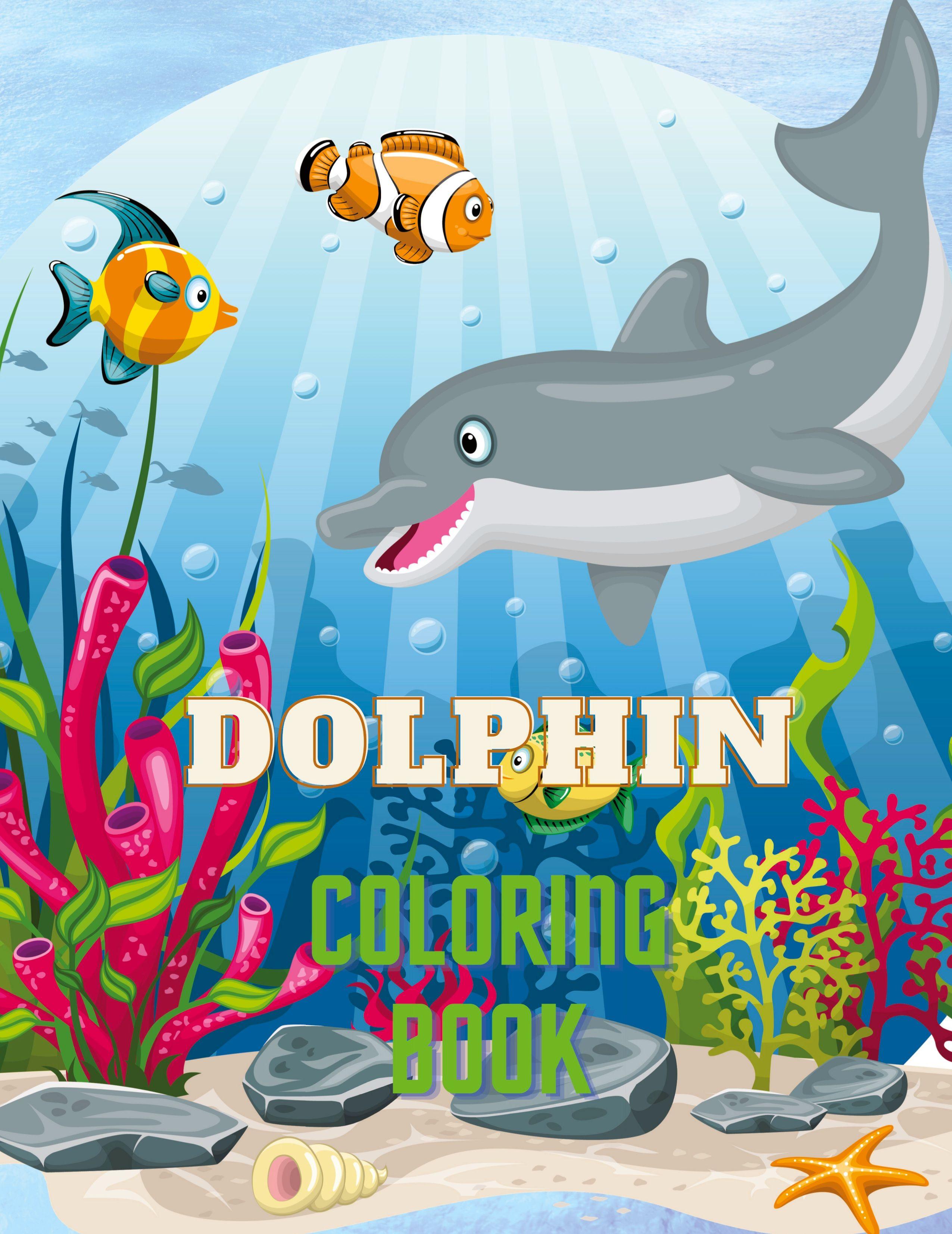 Vorderes Coverbild Dolphin Coloring Book