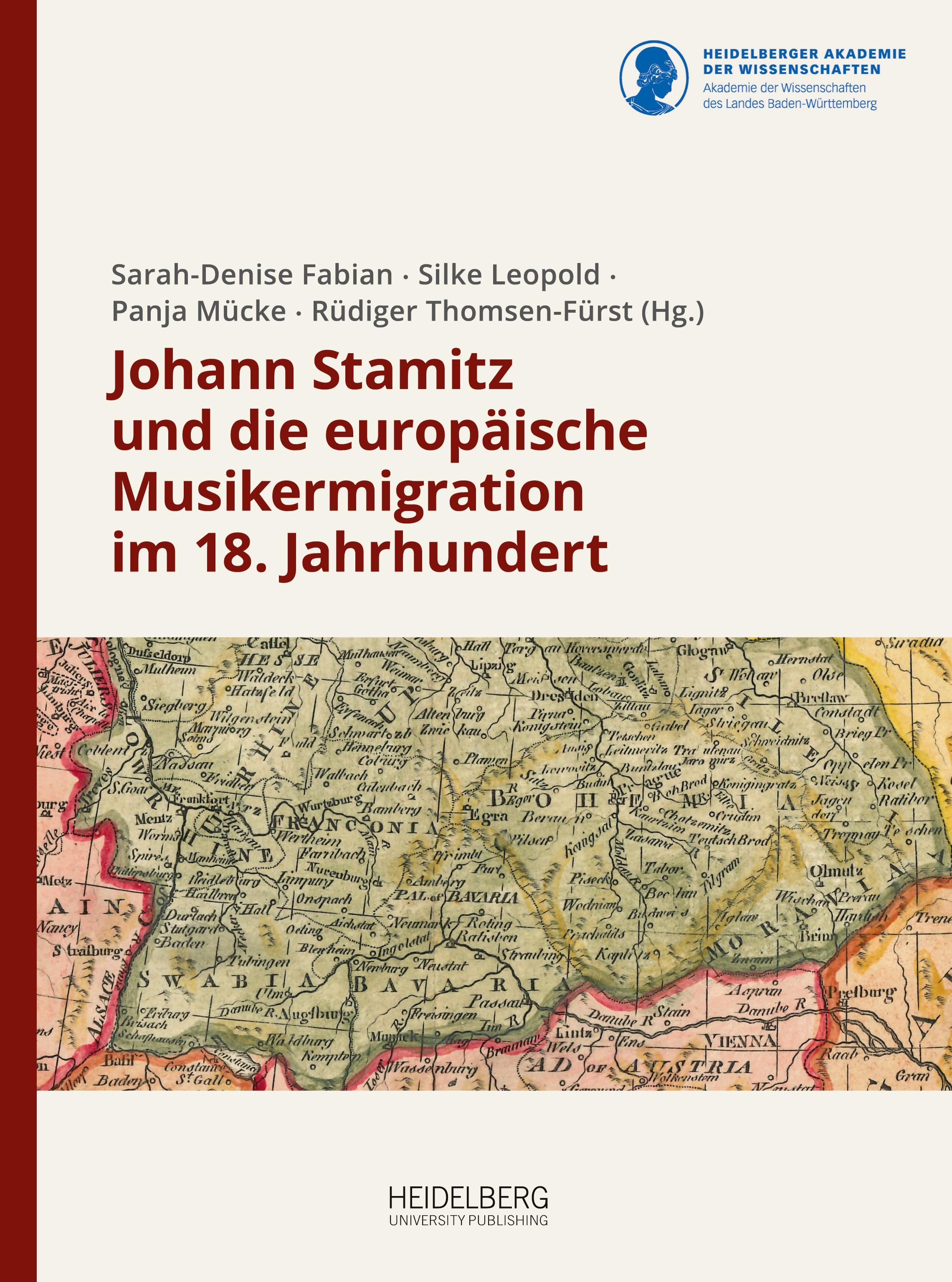 Vorderes Coverbild Johann Stamitz und die europäische Musikermigration im 18. Jahrhundert