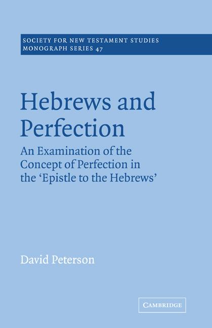 Vorderes Coverbild Hebrews and Perfection