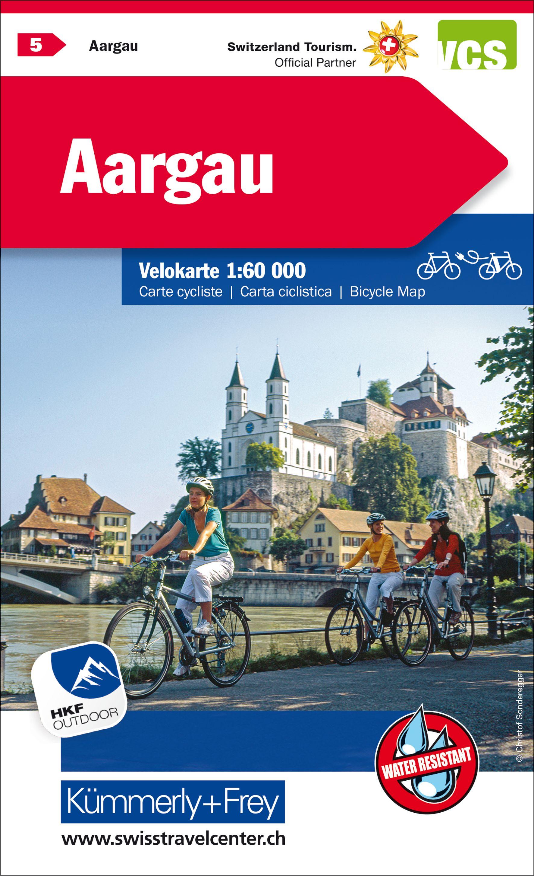 Vorderes Coverbild KuF Schweiz Radkarte 05 Aargau 1 : 60 000