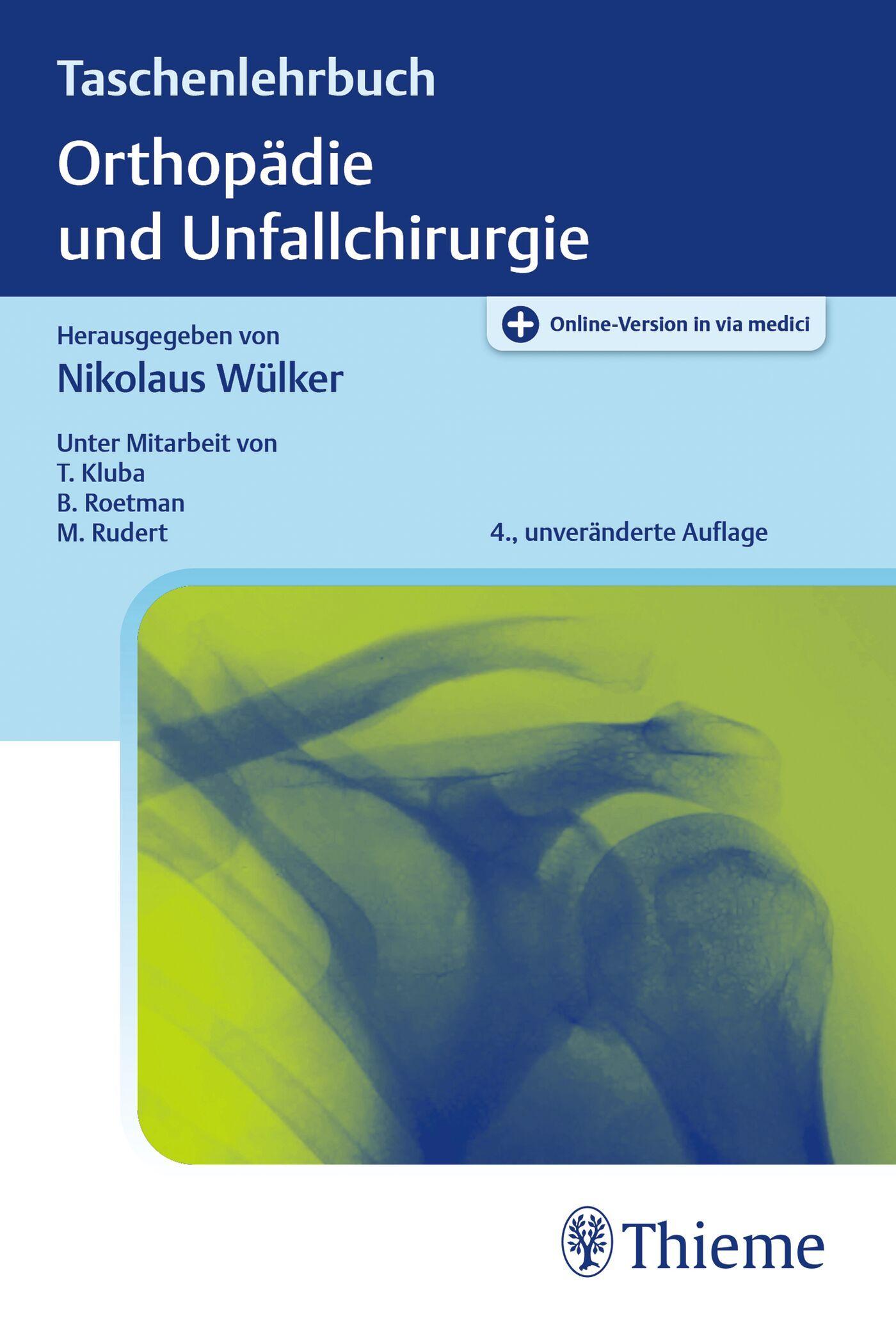 Vorderes Coverbild Taschenlehrbuch Orthopädie und Unfallchirurgie