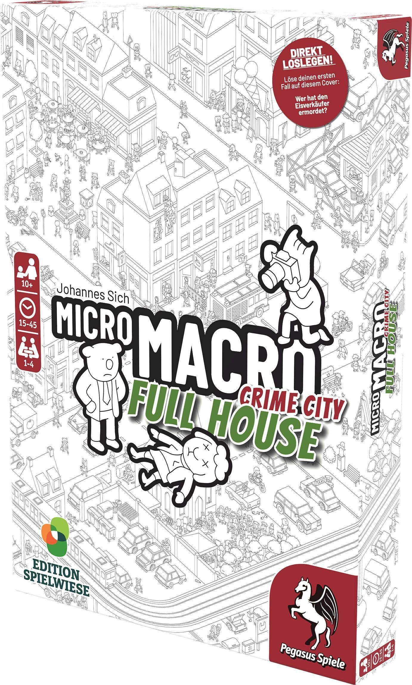 Beispielinhalt (Bild) MicroMacro: Crime City 2 - Full House (Edition Spielwiese)
