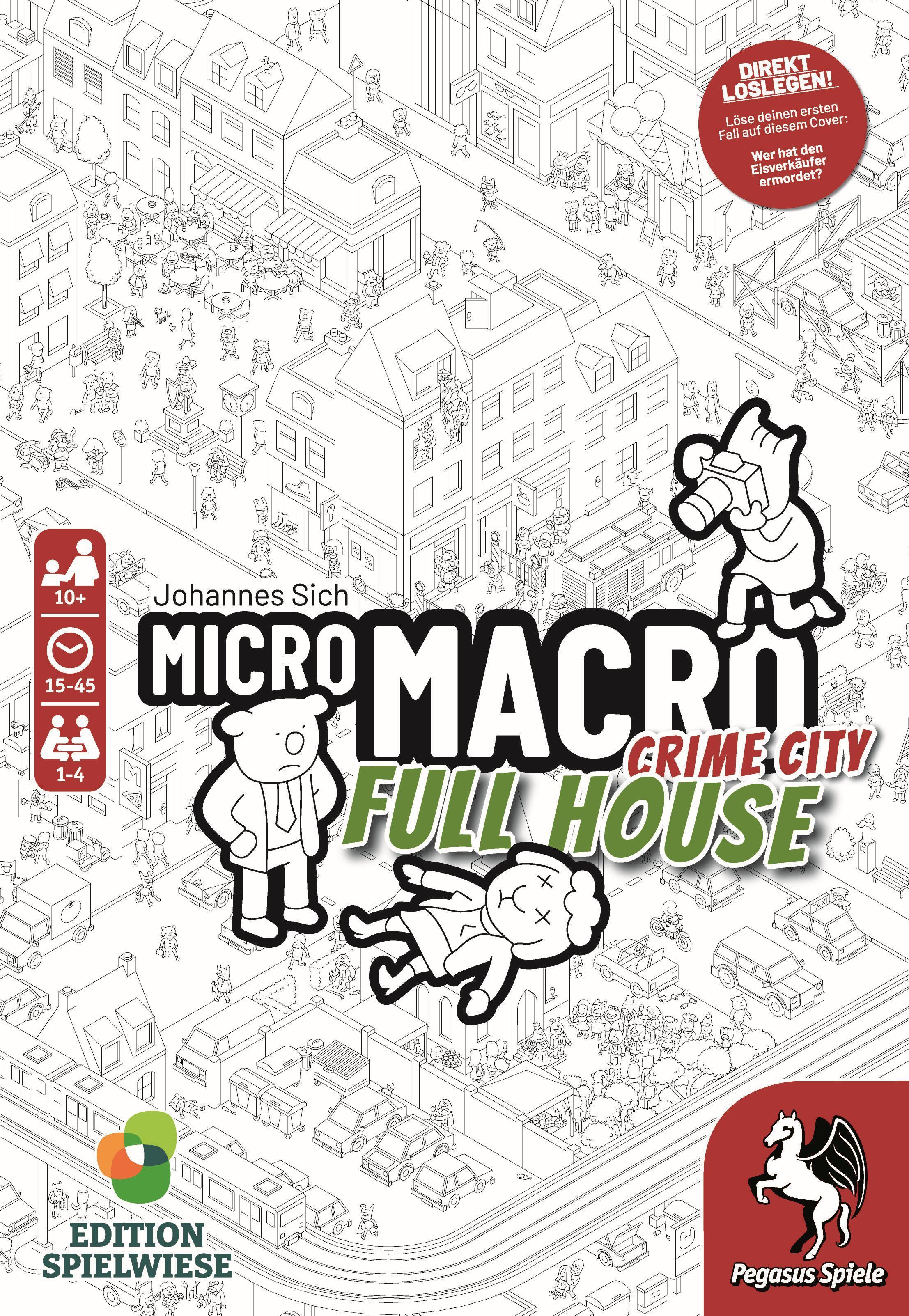 Vorderes Coverbild MicroMacro: Crime City 2 - Full House (Edition Spielwiese)