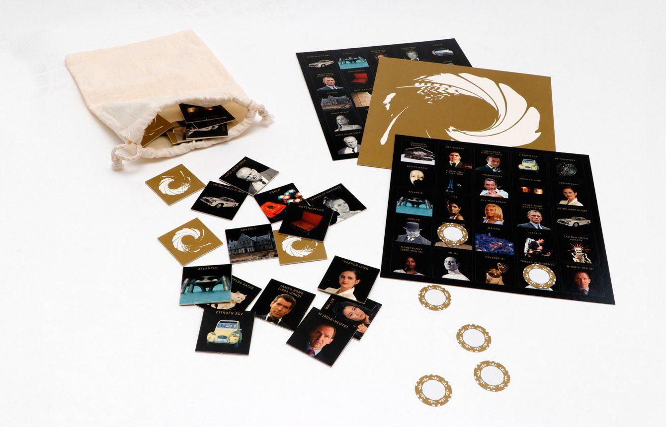 Beispielinhalt (Bild) James Bond Bingo