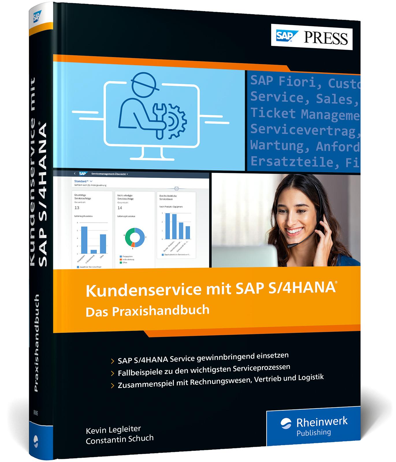 Vorderes Coverbild Kundenservice mit SAP S/4HANA