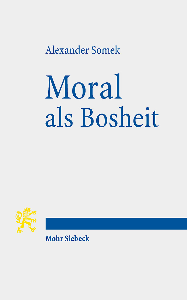 Vorderes Coverbild Moral als Bosheit