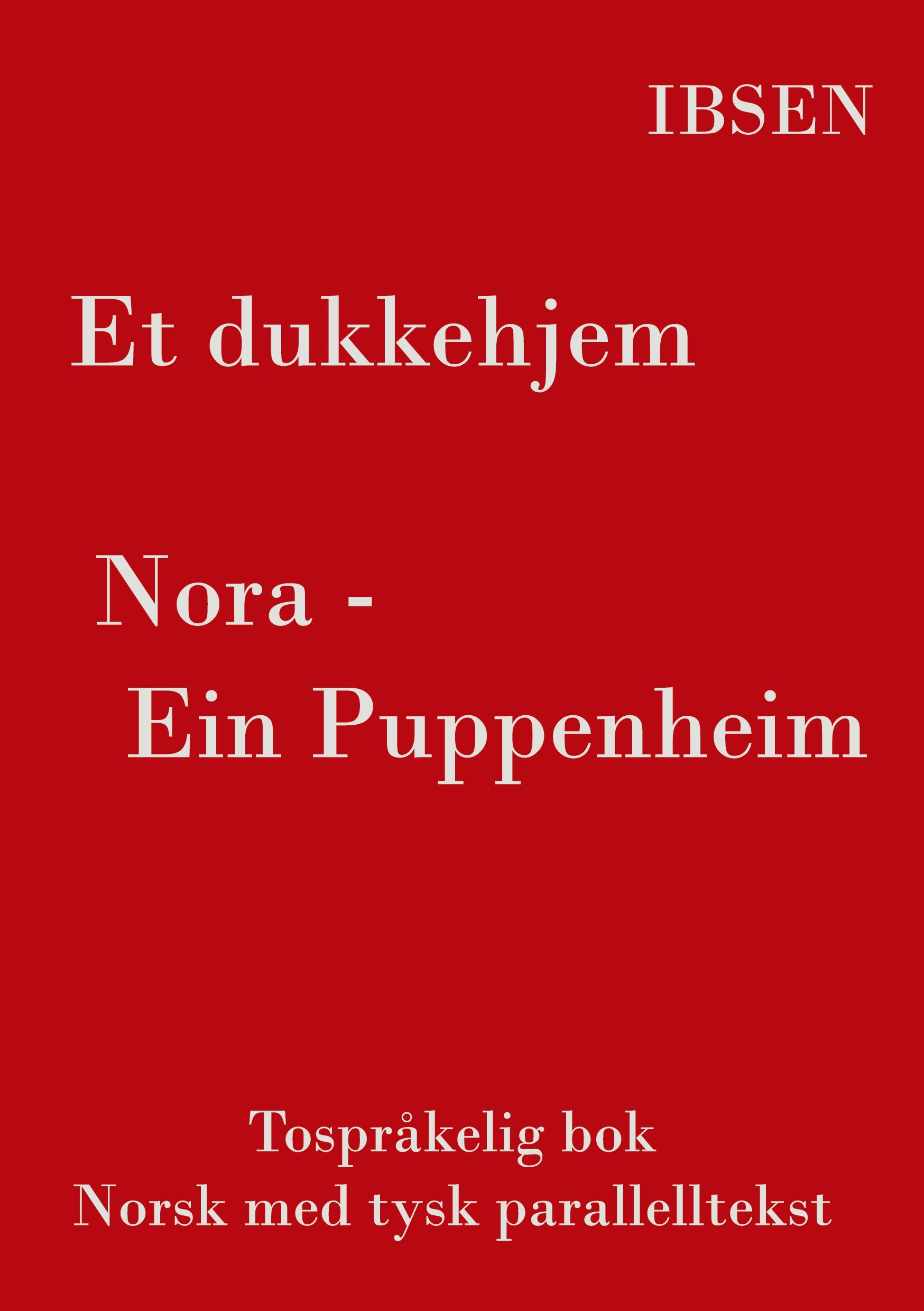 Vorderes Coverbild Et dukkehjem - Tospråkelig Norsk - Tysk