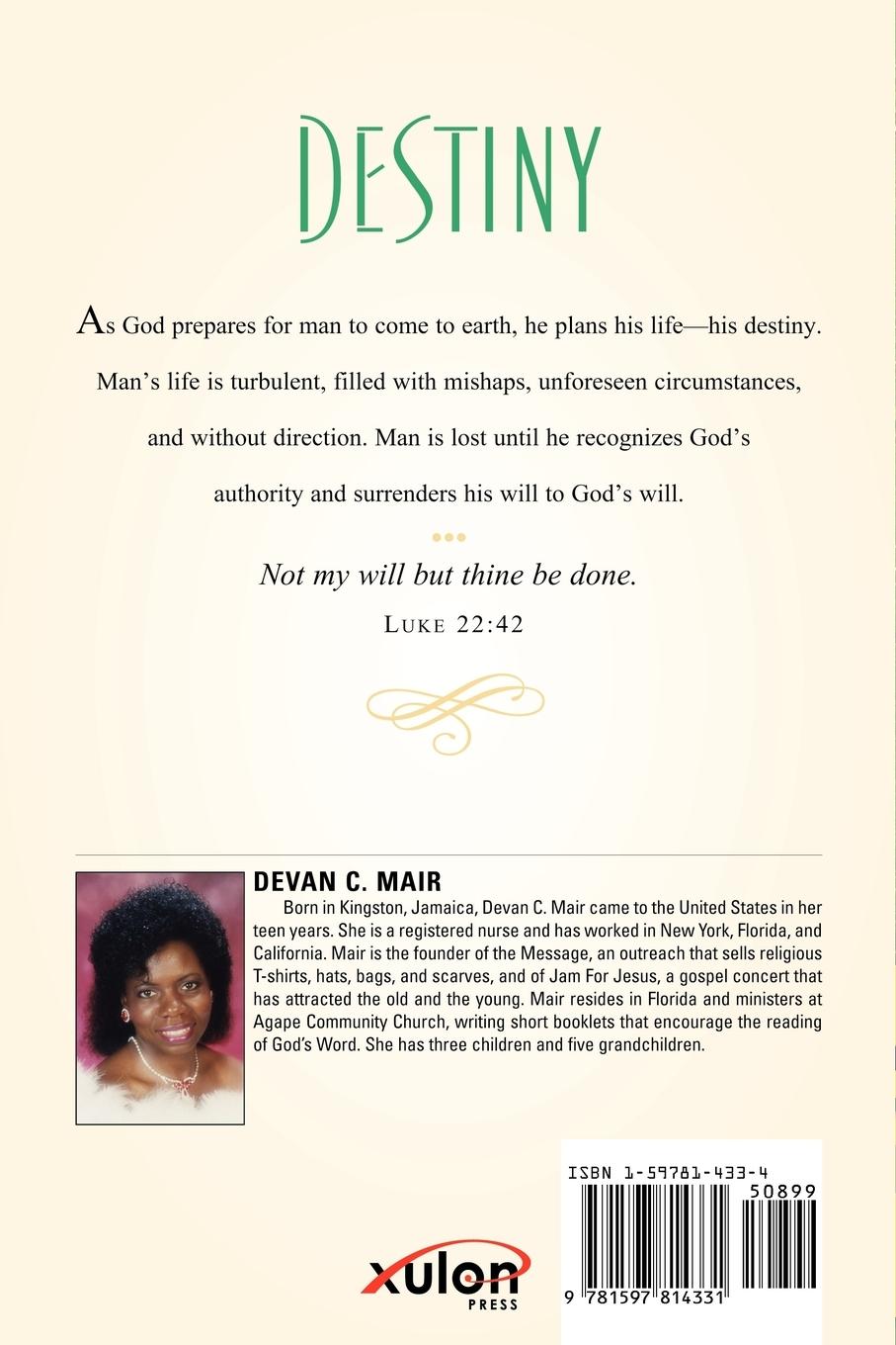 Rückseitencover Destiny