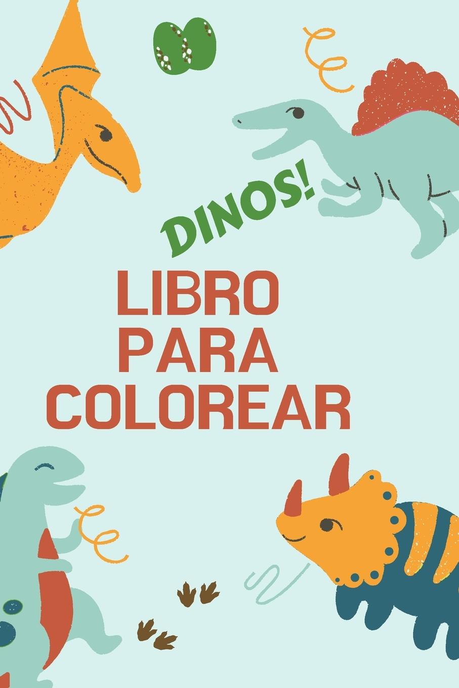 Vorderes Coverbild Dinos! Libro para colorear