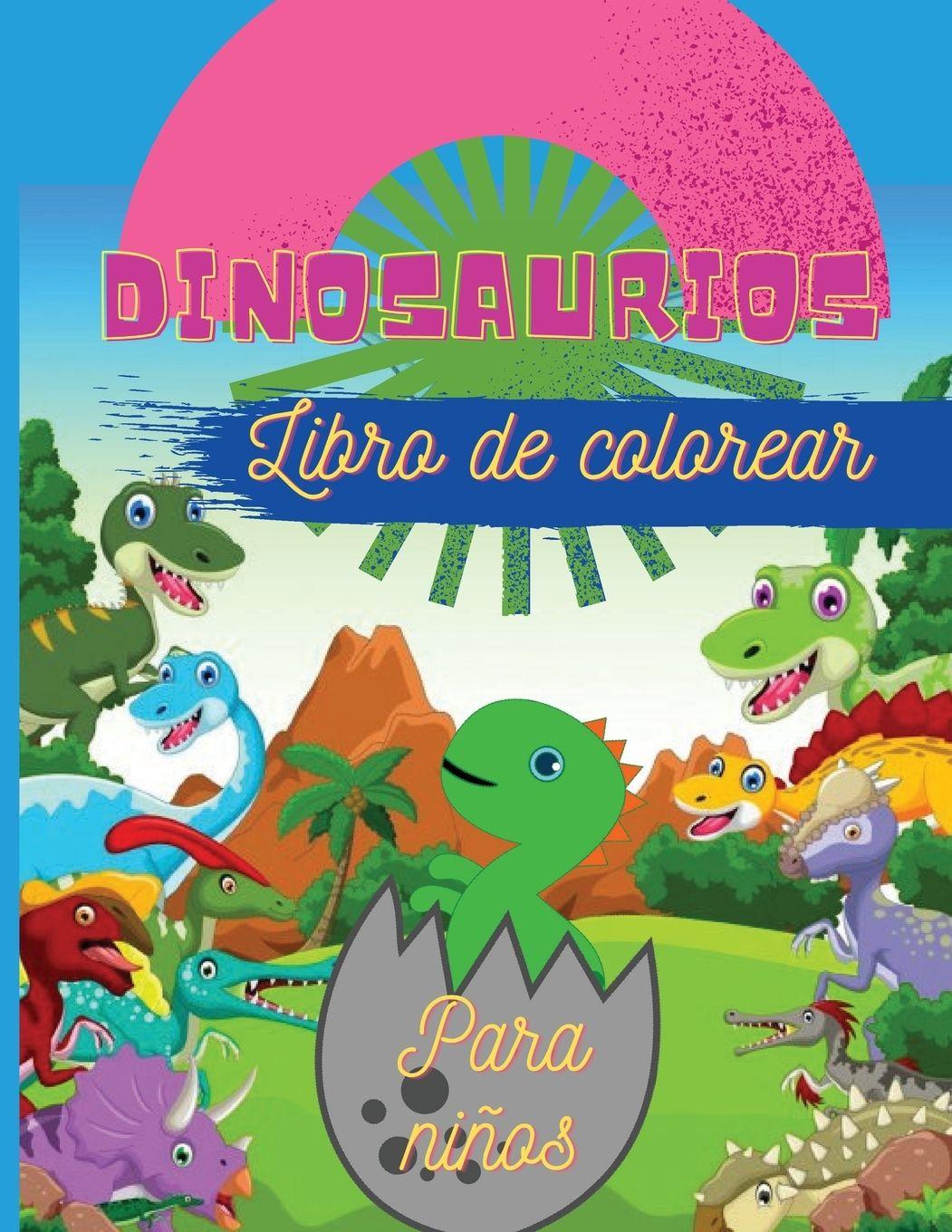 Vorderes Coverbild Dinosaurios Libro de colorear para niños