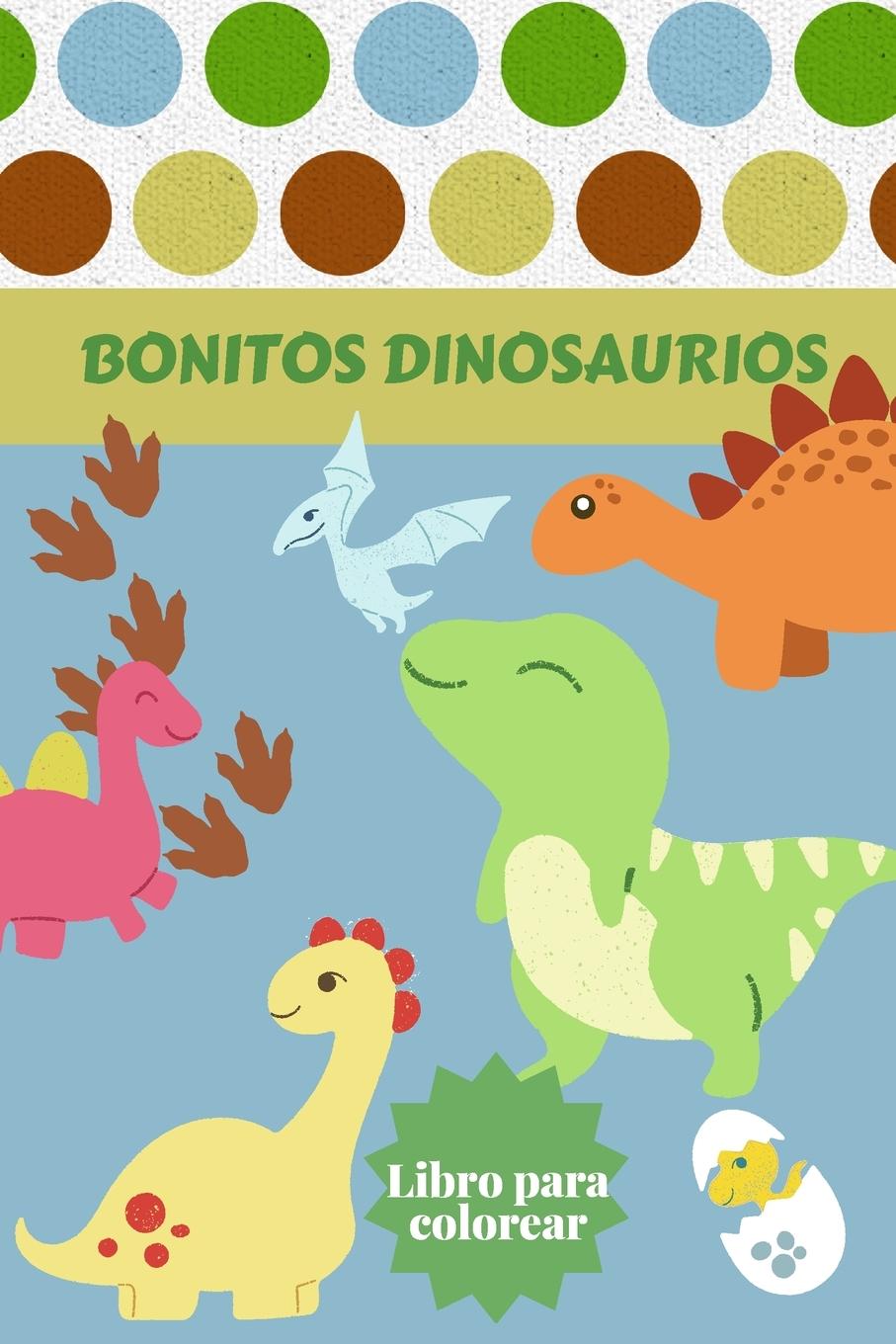 Vorderes Coverbild Bonitos Dinosaurios Libro para colorear