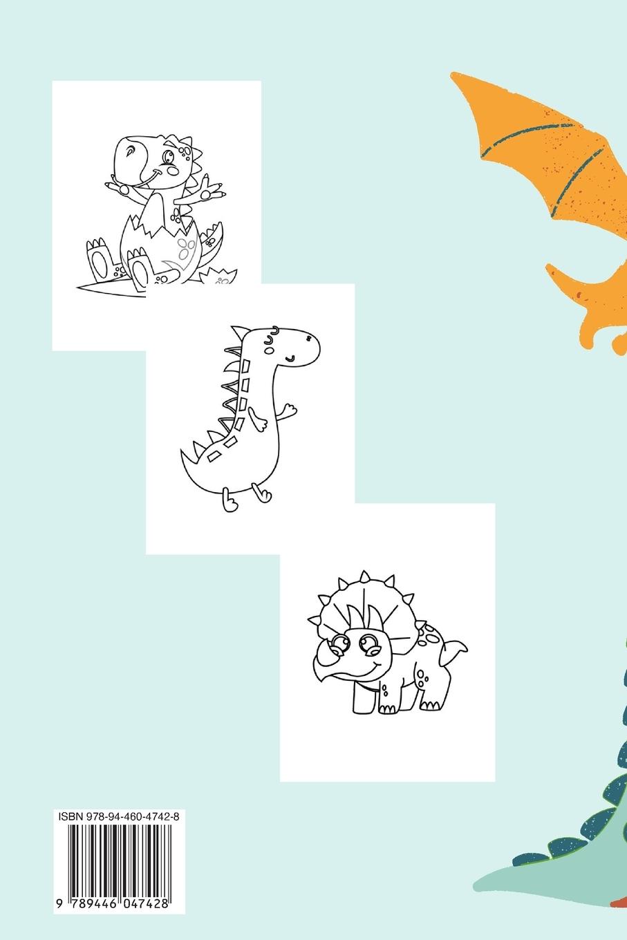 Rückseitencover Dinos! Livre de Coloriage