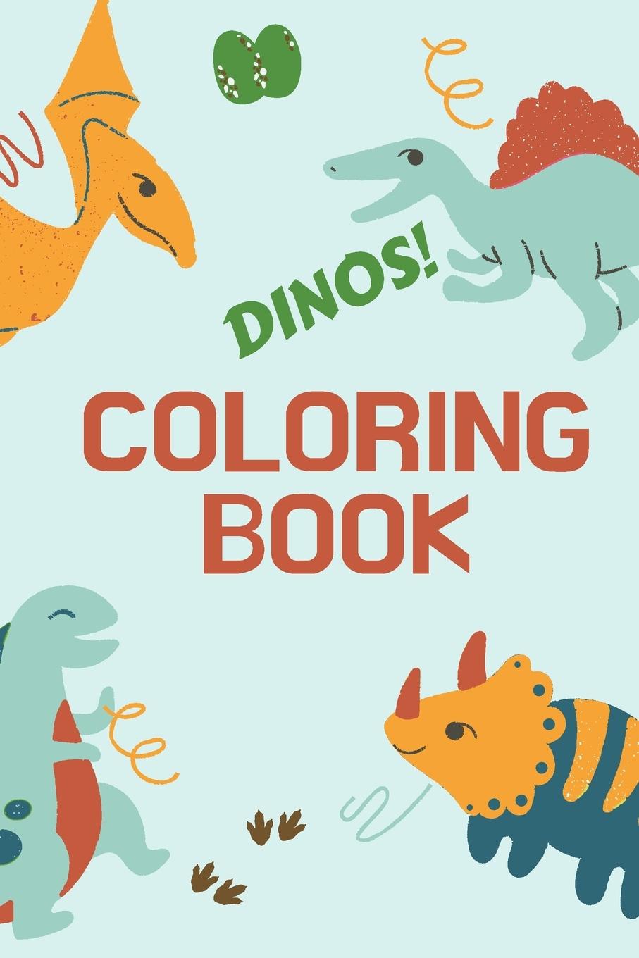 Vorderes Coverbild Dinos! Coloring Book