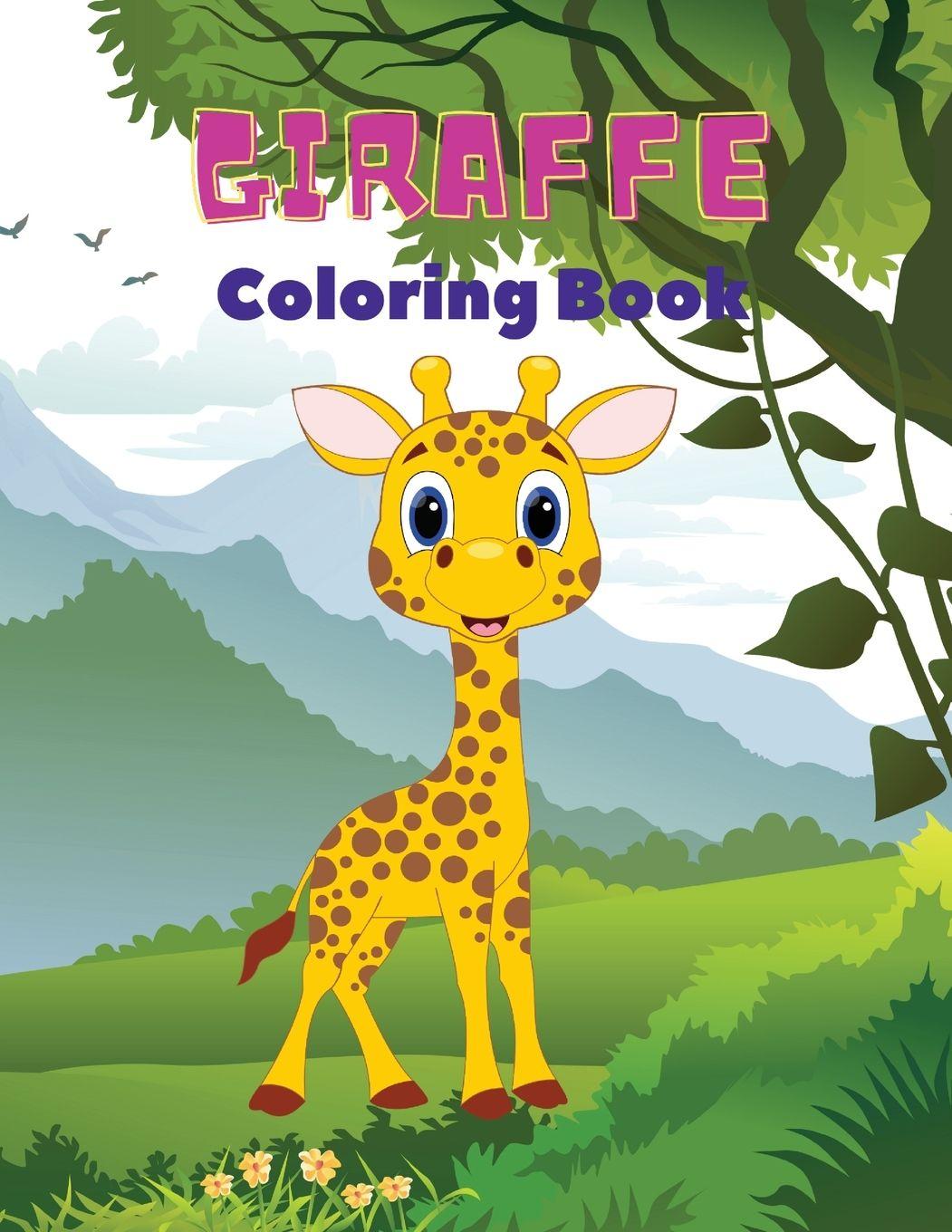 Vorderes Coverbild Giraffe Coloring Book