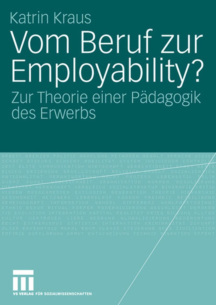 Vorderes Coverbild Vom Beruf zur Employability?