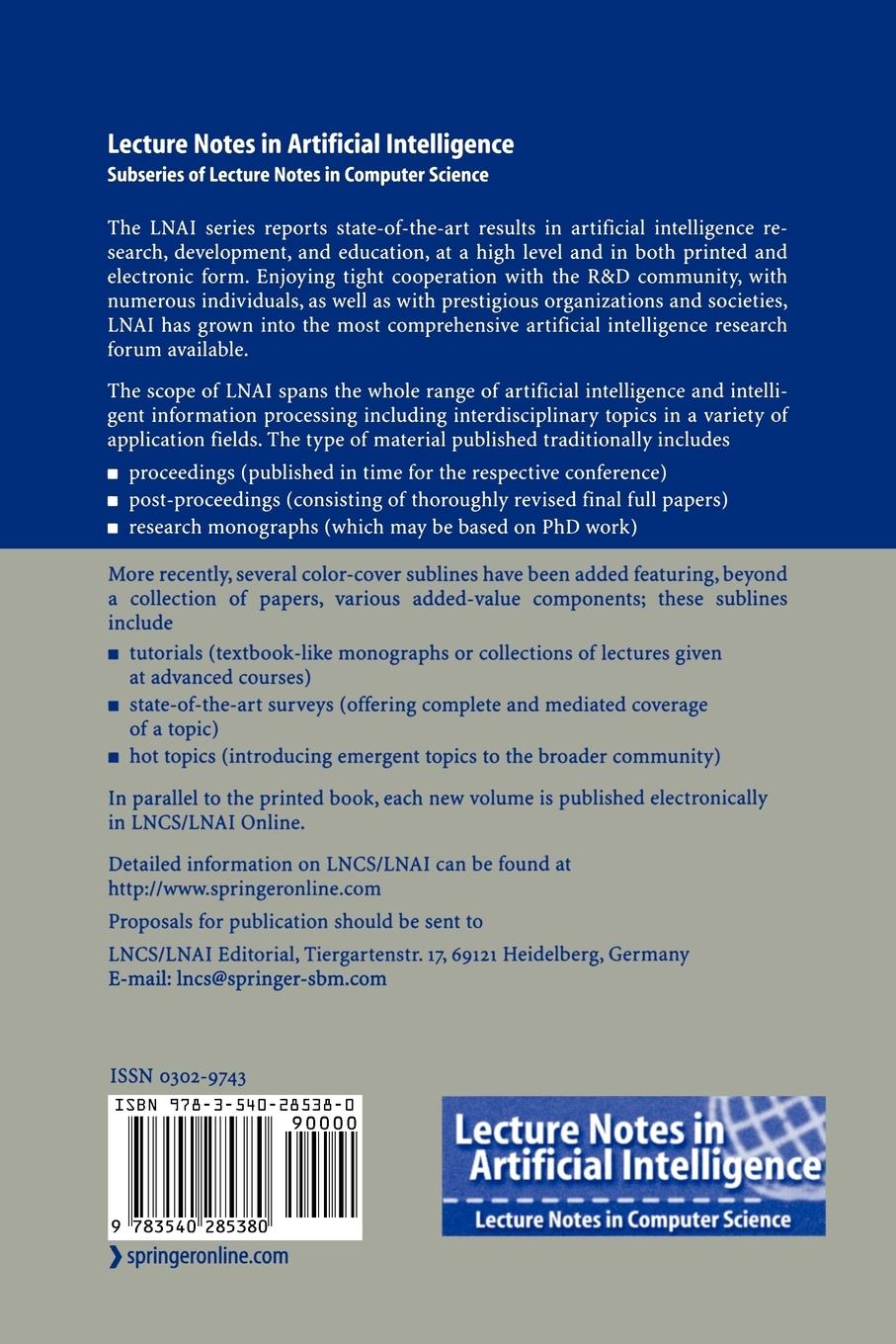 Rückseitencover Logic Programming and Nonmonotonic Reasoning