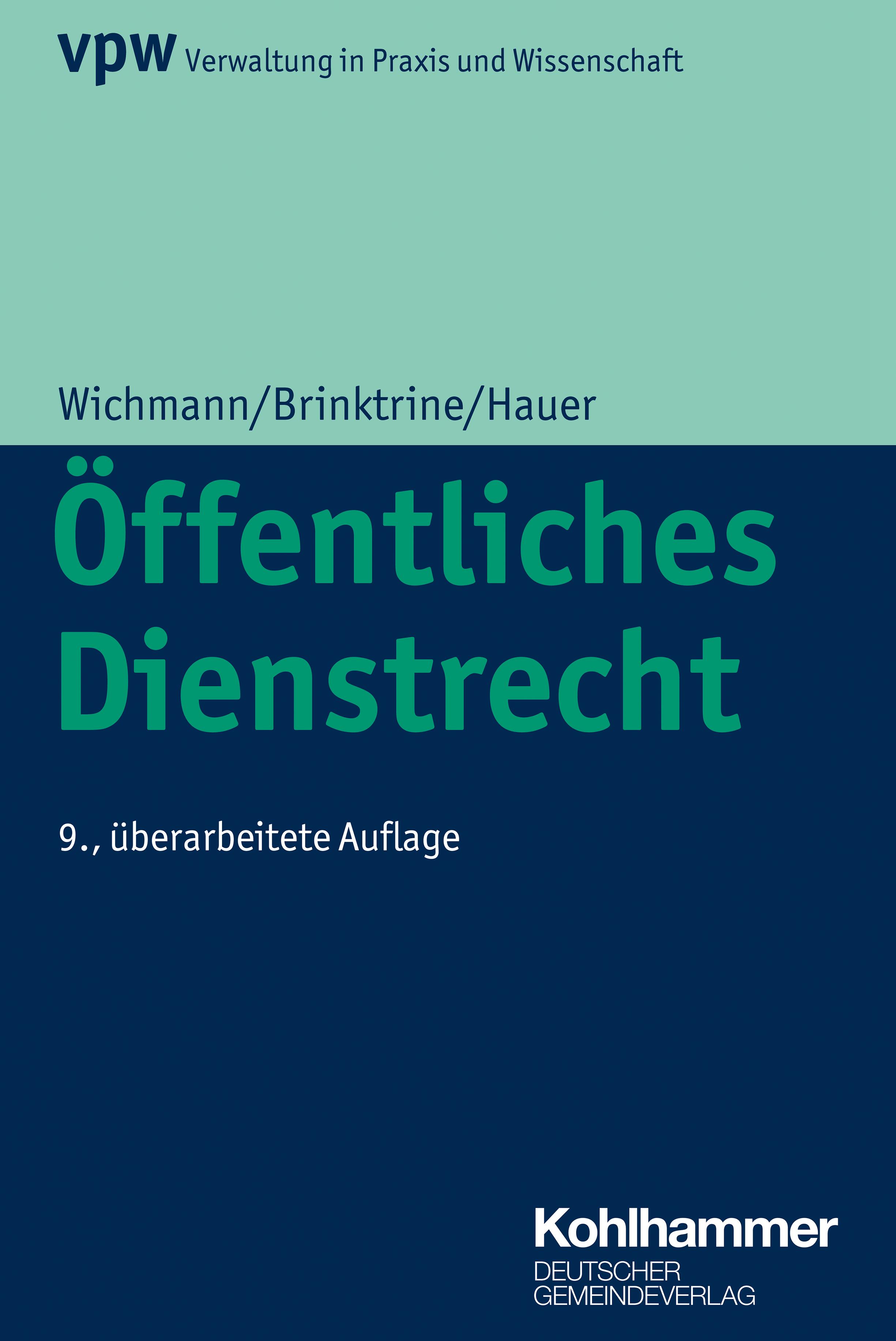 Vorderes Coverbild Öffentliches Dienstrecht