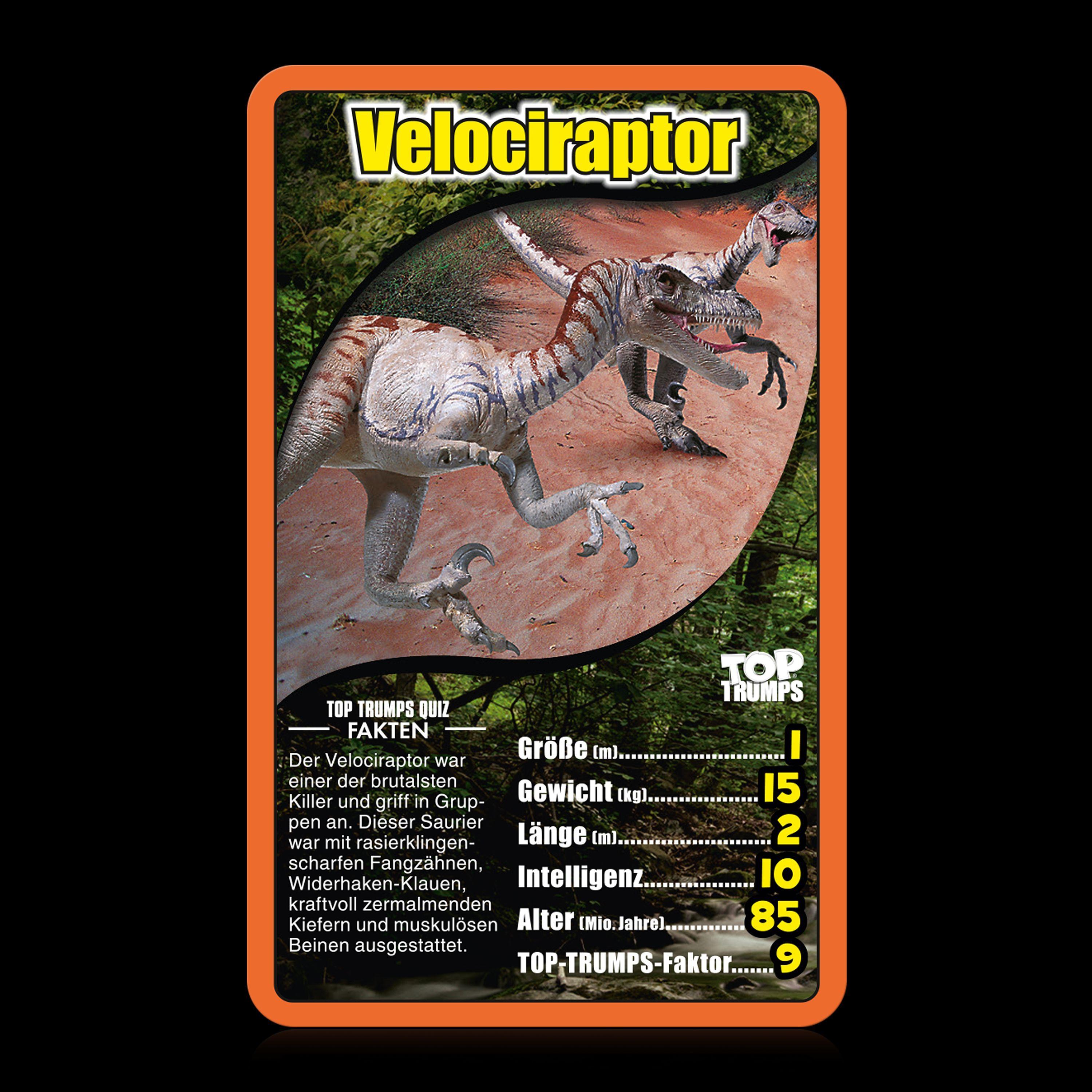 Beispielinhalt (Bild) Top Trumps Dinosaurier