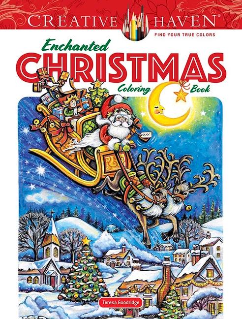 Vorderes Coverbild Creative Haven Enchanted Christmas Coloring Book