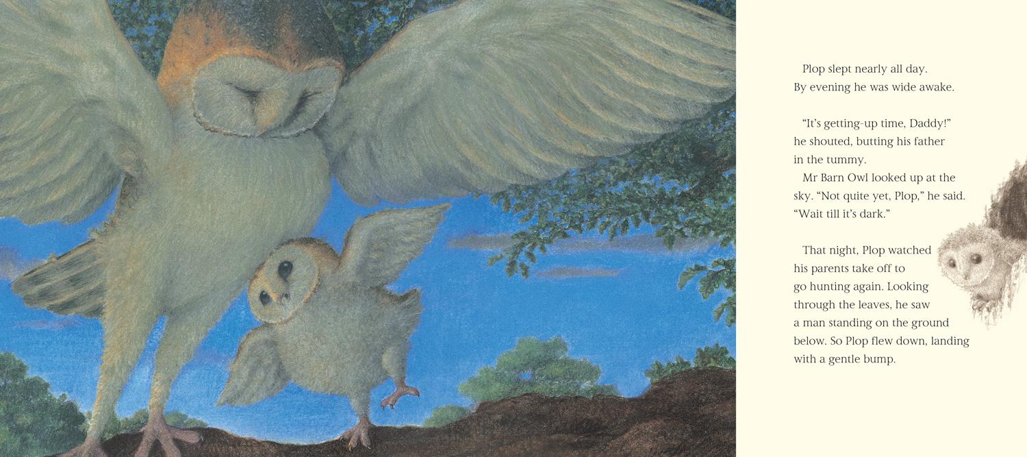 Beispielinhalt (Bild) The Owl Who Was Afraid of the Dark