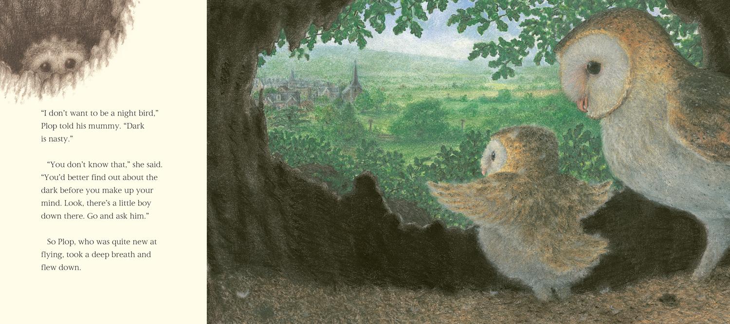 Beispielinhalt (Bild) The Owl Who Was Afraid of the Dark