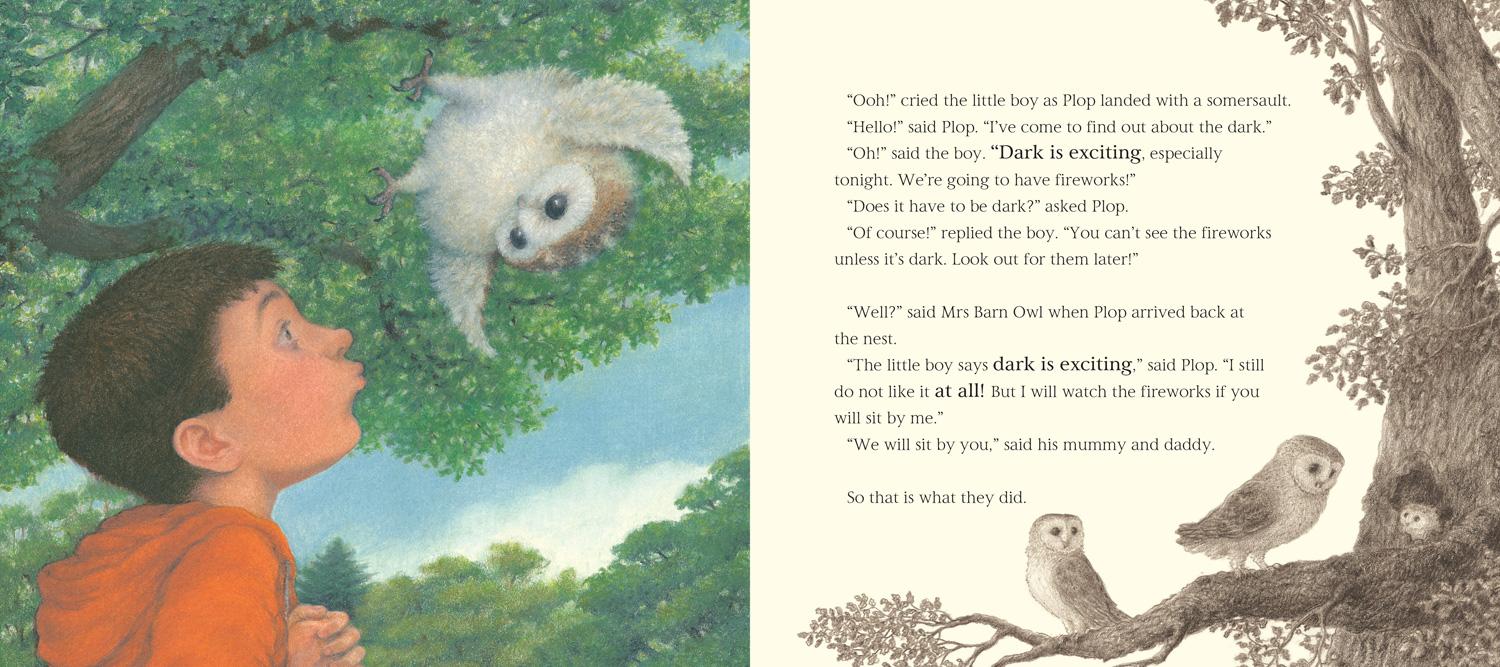 Beispielinhalt (Bild) The Owl Who Was Afraid of the Dark