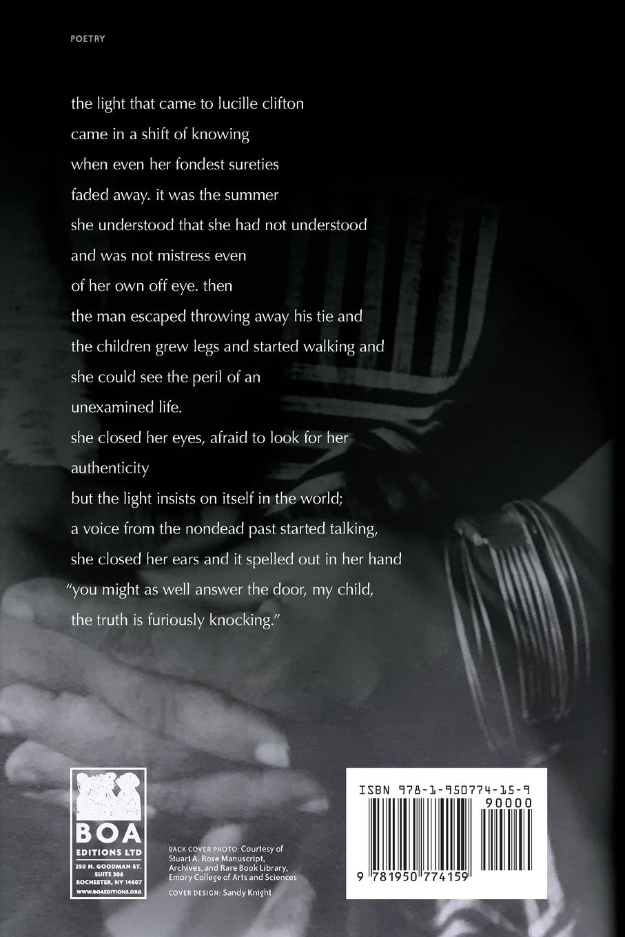 Rückseitencover How to Carry Water: Selected Poems of Lucille Clifton