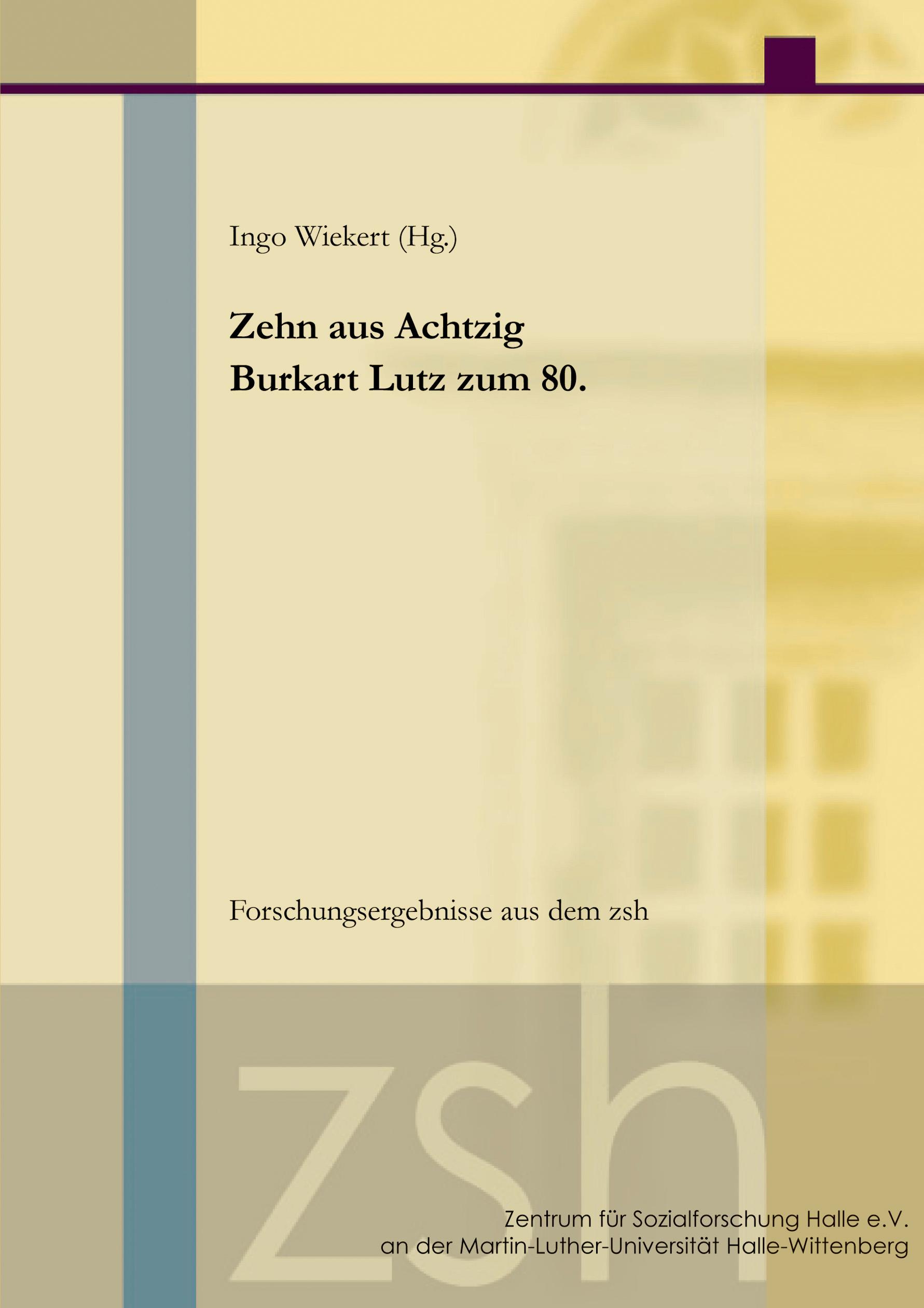 Vorderes Coverbild Zehn aus Achtzig