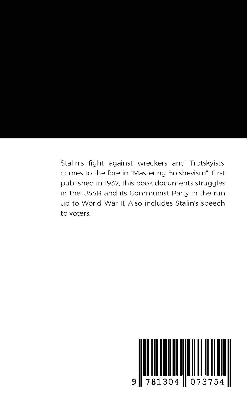 Rückseitencover Mastering Bolshevism