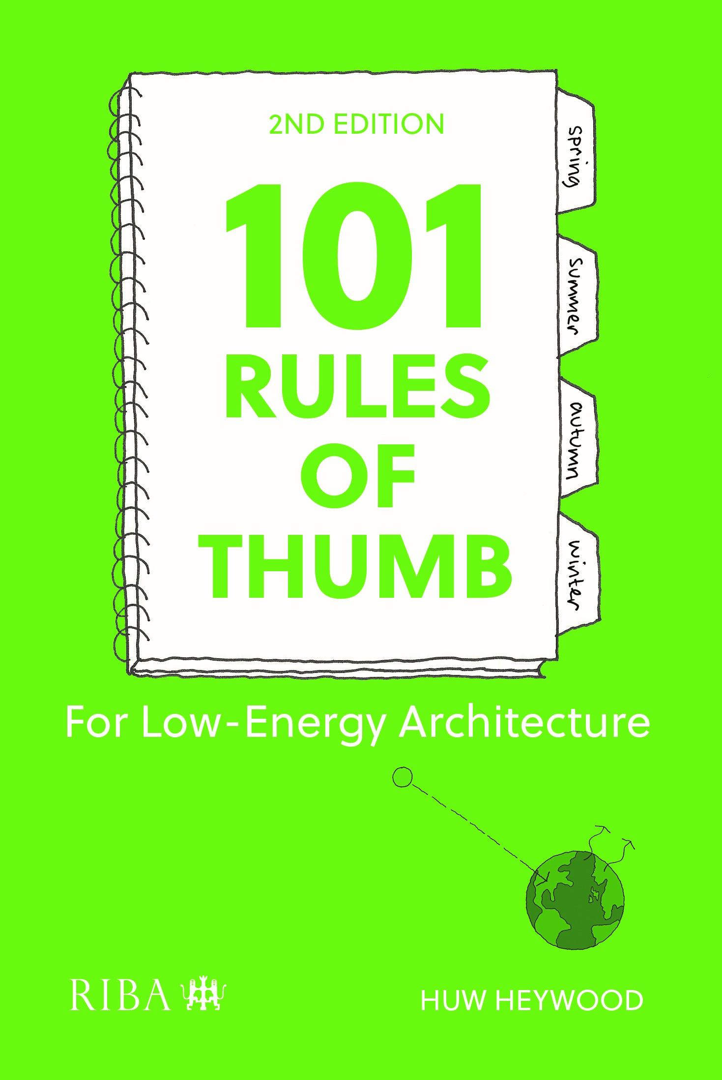 Vorderes Coverbild 101 Rules of Thumb for Low-Energy Architecture