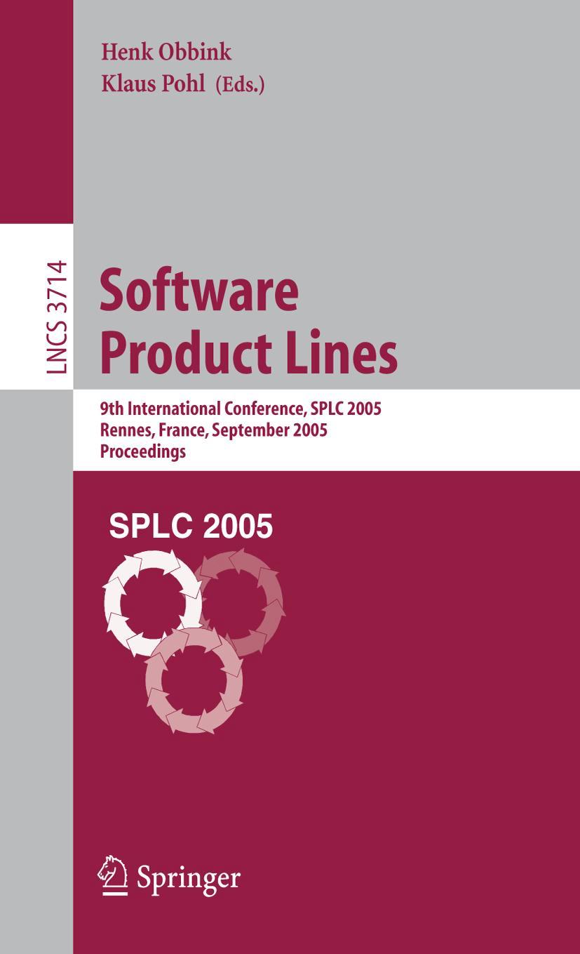 Vorderes Coverbild Software Product Lines