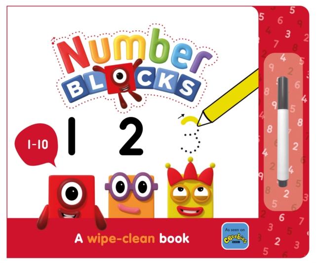 Vorderes Coverbild Numberblocks 1-10: A Wipe-Clean Book
