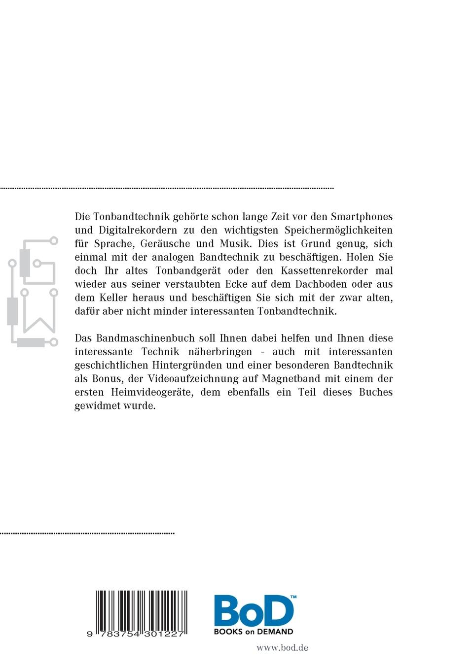 Rückseitencover Das Bandmaschinenbuch