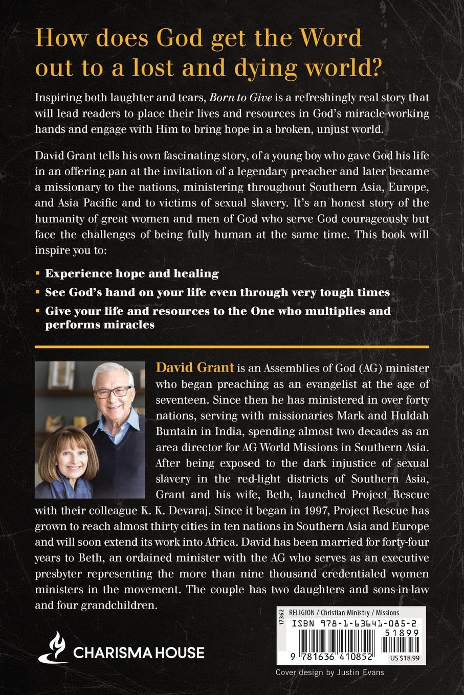 Rückseitencover Born to Give