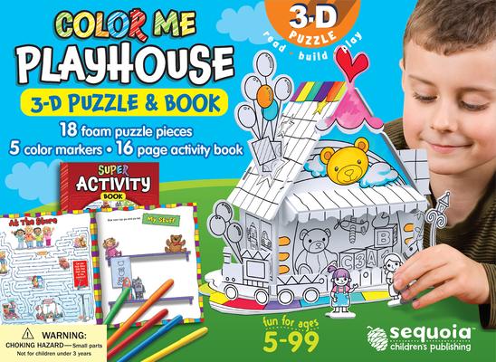 Vorderes Coverbild Color Me Playhouse: 3D Puzzle and Book
