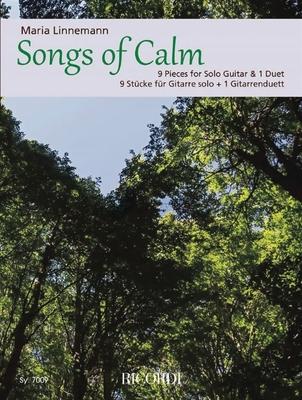 Vorderes Coverbild Songs of Calm 9 Pieces for Solo Guitar and 1 Duet by Maria Linnemann