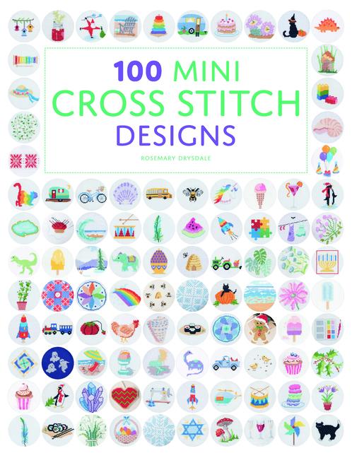 Vorderes Coverbild 100 Mini Cross Stitch Designs