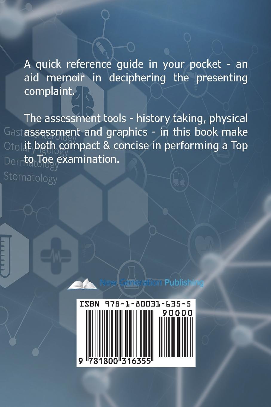 Rückseitencover Pocket Guide Top to Toe Examination