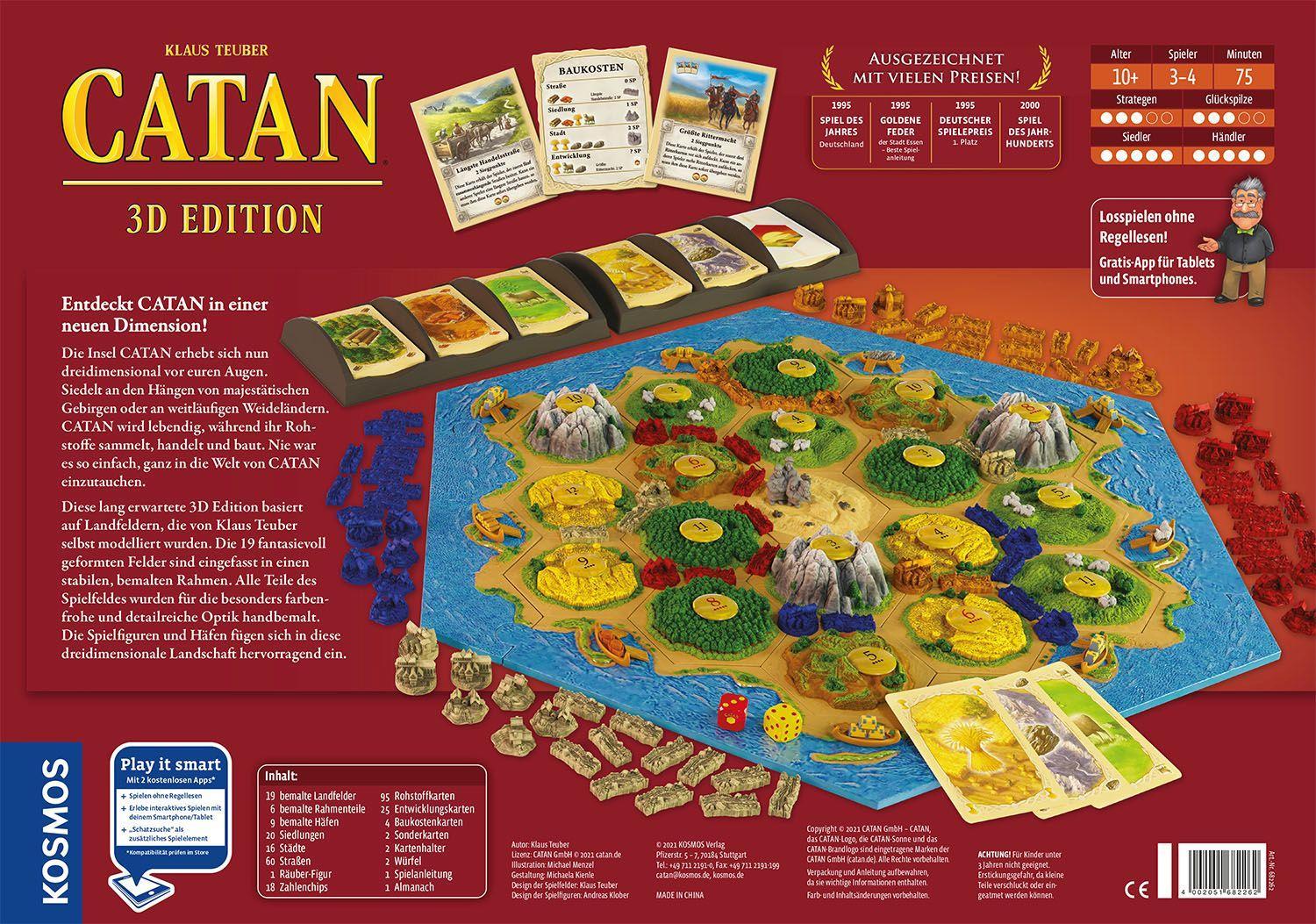 Beispielinhalt (Bild) CATAN - 3 D Edition