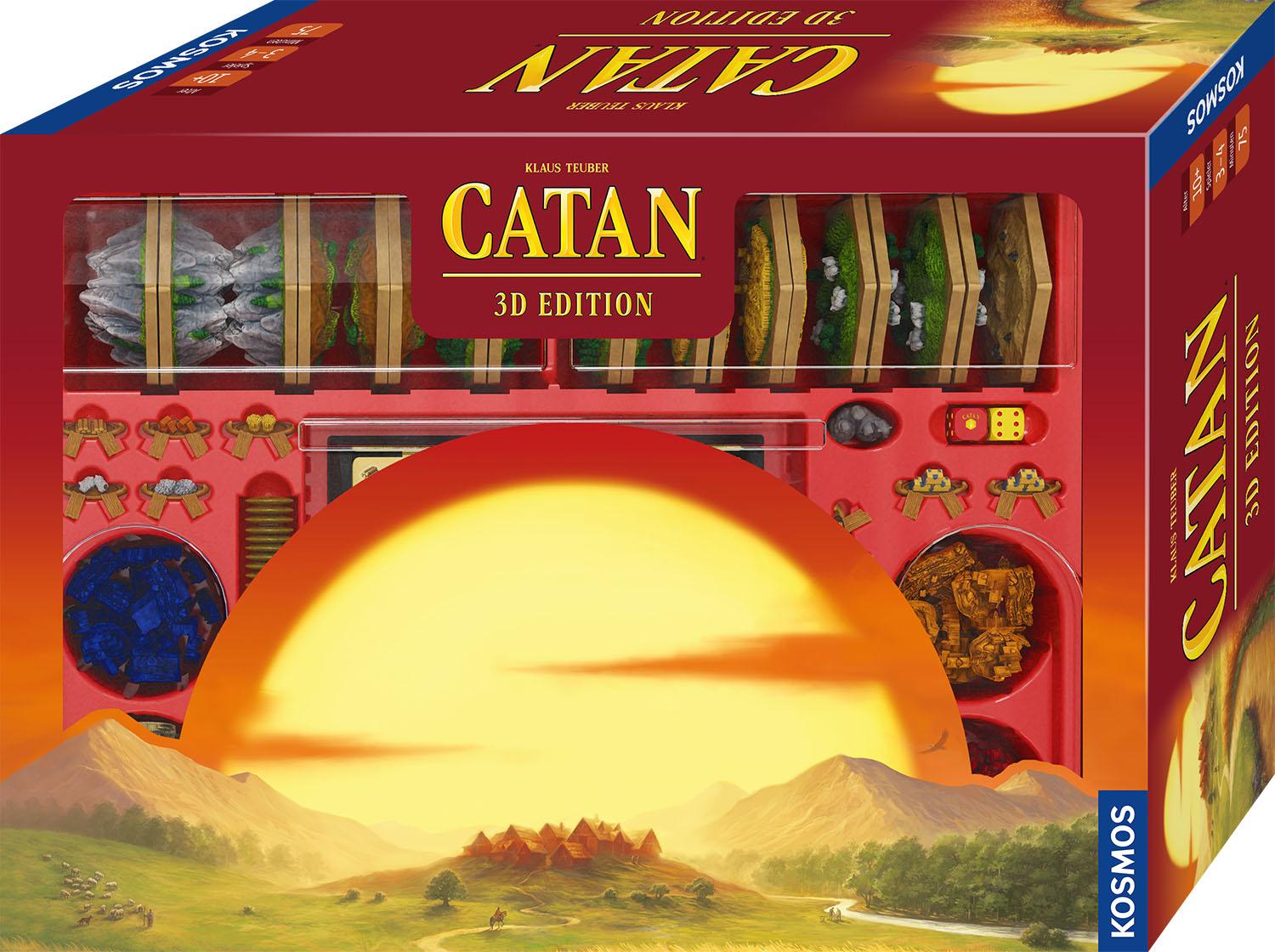 Vorderes Coverbild CATAN - 3 D Edition