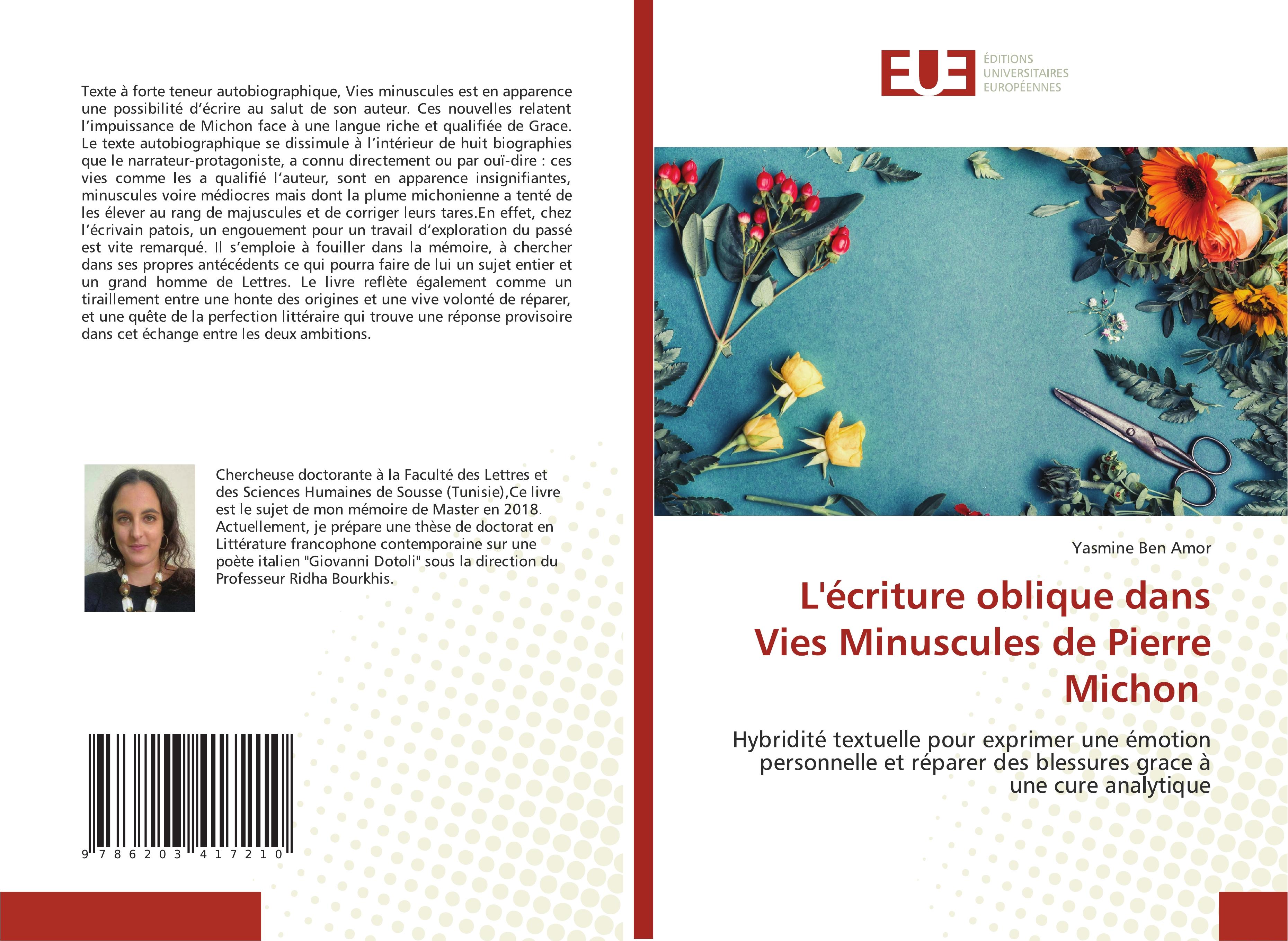 Vorderes Coverbild L'écriture oblique dans Vies Minuscules de Pierre Michon