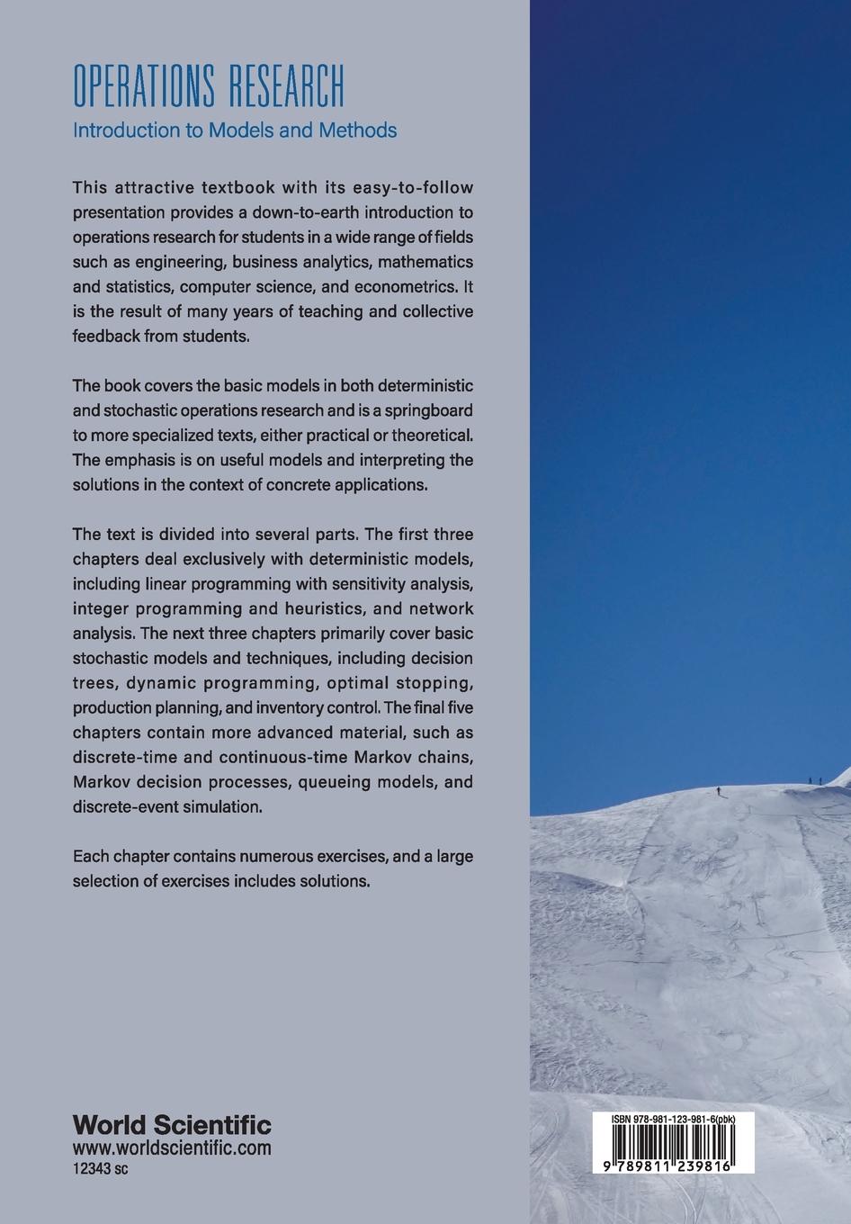 Rückseitencover OPERATIONS RESEARCH