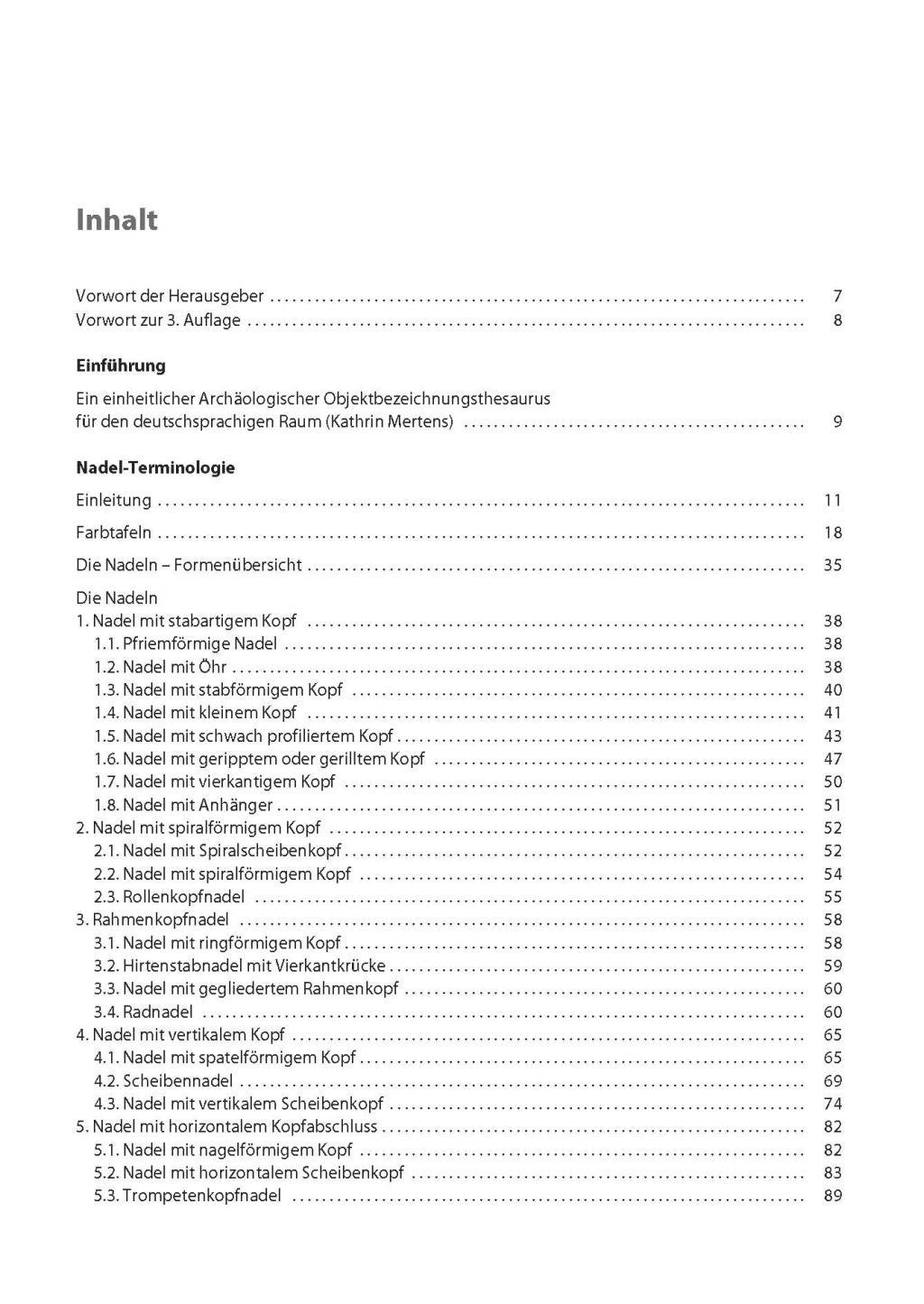 Beispielinhalt (Bild) Nadeln
