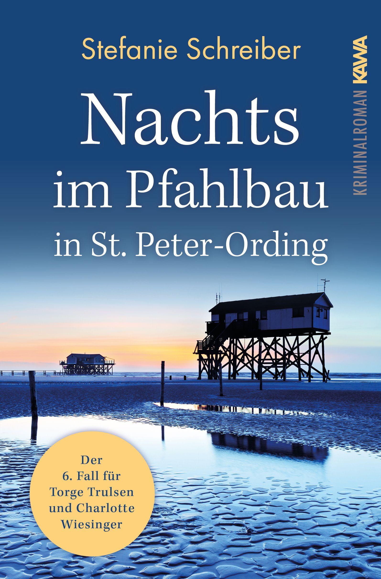 Vorderes Coverbild Nachts im Pfahlbau in St. Peter-Ording