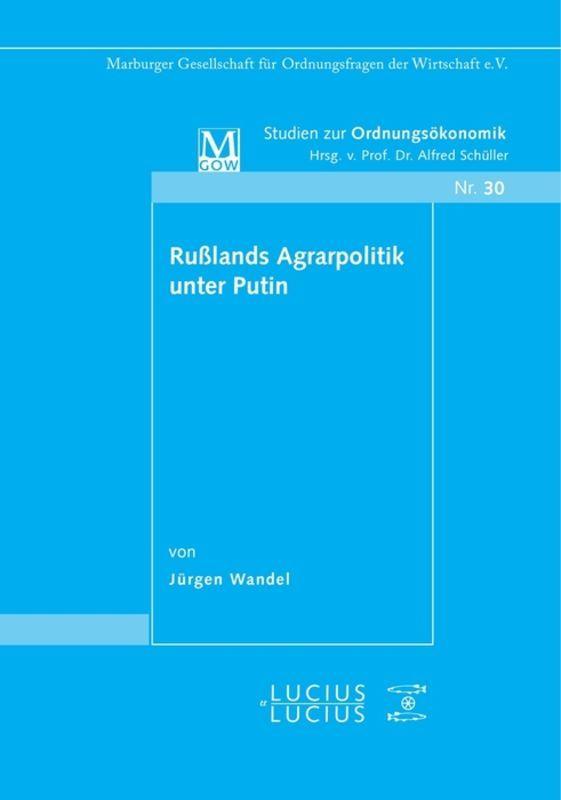 Vorderes Coverbild Rußlands Agrarpolitik unter Putin