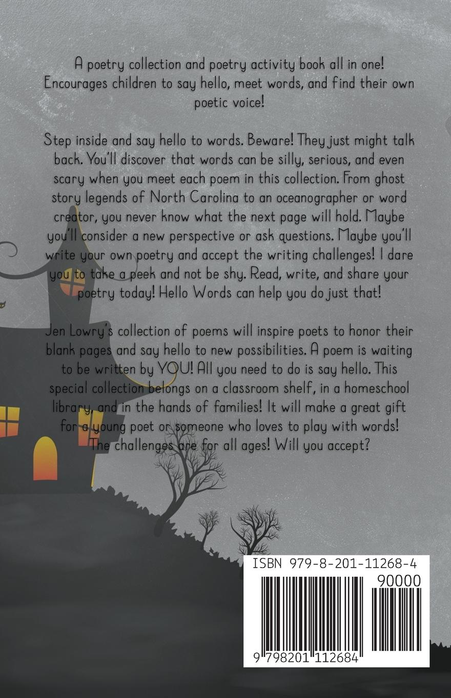 Rückseitencover Hello Words Silly, Serious, & Scary Poems